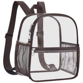 USPECLARE Clear Backpack Stadium Approved 12X11x6, Waterproof Clear Bag Stadium Backpack for Concert Work Sport Event