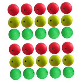 WOONEKY 30pcs Fishing Floats Fishing Line Floating Balls Fishing Foam Floats Fishing Equipment for Fishing