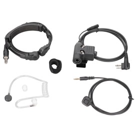 U94 PTT with Finger Microphone PTT 7.1mm Retractable Throat Control Headset for Motorola GP88 GP300 GP3688 DEP450
