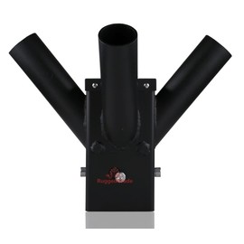 Four Head Bullhorn Adapter - for 4 inch Square Pole - Angled Up Design