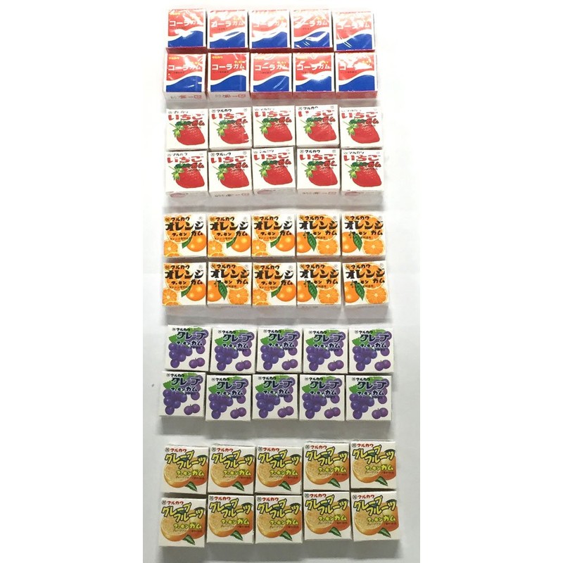 Marukawa Bubble Gum Assort Pack / 4 Pieces x 50