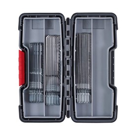Bosch 2607010905 Precision Jigsaw Blades x 30 for Wood in Tough Box, Grey