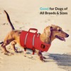 Queenmore Dog Life Jacket, Large Dog Life Vest for Swimming,