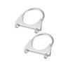 Partuto Round U Bolt Muffler Exhaust Clamps for Car /