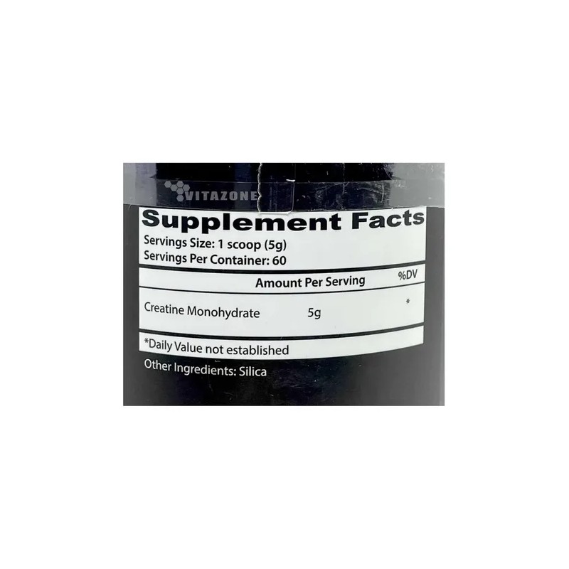 Creatina Monohidratada Insane Labz 300g 60 Servs Sin Sabor