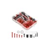 Motorcycle Fairing Bolt Kit, 177pcs M5 M6 Motorcycle Windscreen Screws,