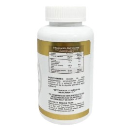 Pqq Pirroloquinolina Quinona Coenzima Q10 60 Capsulas Sin Sabor                                                                                       
