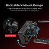SmallRig Vマウントバッテリープレート Vロックバッテリーマウントプレートキット Arca-Swiss Plate/NATOレール用 回転可能なVロック設計 カメラ操作 Vマウントバッテリー用軽量 5690