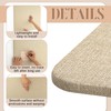 Hahafelt 48'' x 36''Linen Fabric Bulletin Board Pinboard for Walls