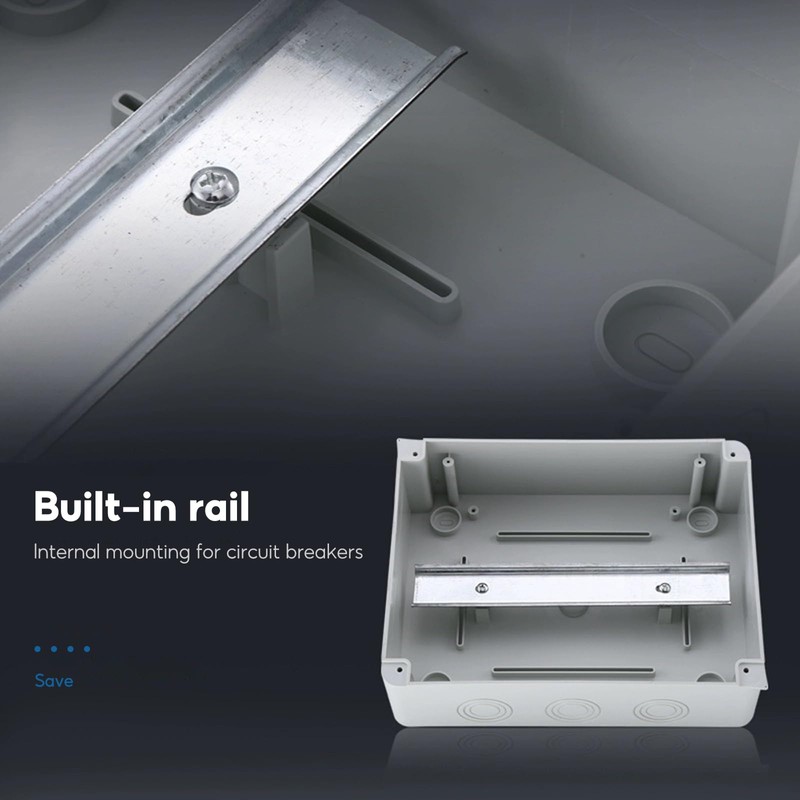 Surface-Mounted Fuse Box, Distribution Box Surface-Mounted, IP65 Fuse Box, Dustproof,