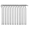 Pack of 15 Tent Pegs, 16 cm Camping Tent Pegs,