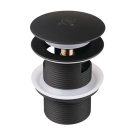 Kingston Brass VTDESHOEMB Trimscape Tub Drain Shoe, Matte Black 2.75 x 2.75 x 3.06