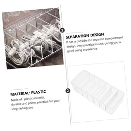 SHINEOFI 2Pcs Desktop Cable Management Box Organizer with Lid for Efficient Wire Storage Practical Design Space Saving Cord Holder for Home Office Use