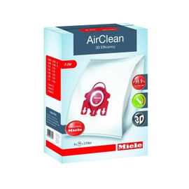 Miele AirClean 3D Efficiency Dust Bag, Type FJM, 4 Bags & 2 Filters