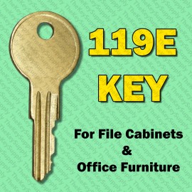 Aftermarket 119E Key for Desk File Cabinet & Office Furniture