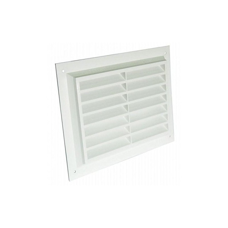 BM72/1 White 10"x7" Louvre Vent