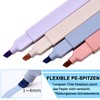 Willingood [Pack of 12] Aesthetic Highlighters with Soft Chisel Tip,