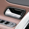 Riloer Car Accessories Carbon Fibre Chrome Interior Door Handle Shell