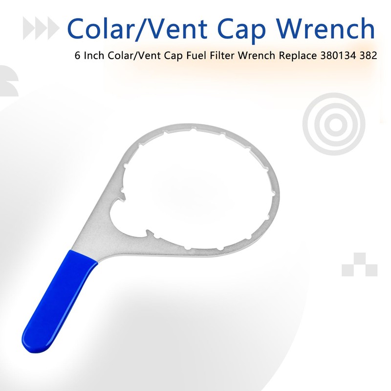 AFEISOL 6 Inch Colar/Vent Cap Fuel Filter Wrench for 380134