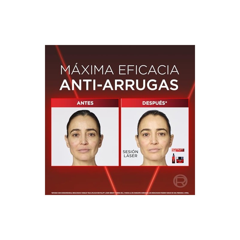 L'Oreal Paris Revitalift Laser Sérum Rostro Triple Acción Anti-Edad,Corrige Arrugas,