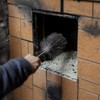 PATIKIL 8" Wire Chimney Cleaning Brush, Steel Round Chimney Sweep