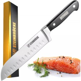 STEINBRÜCKE 7" Kitchen Knife Forged Sharp Blade for Slicing, Dicing,Choppin