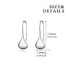 Teardrop Earrings for Women 925 Sterling Silver Shiny Simple Water