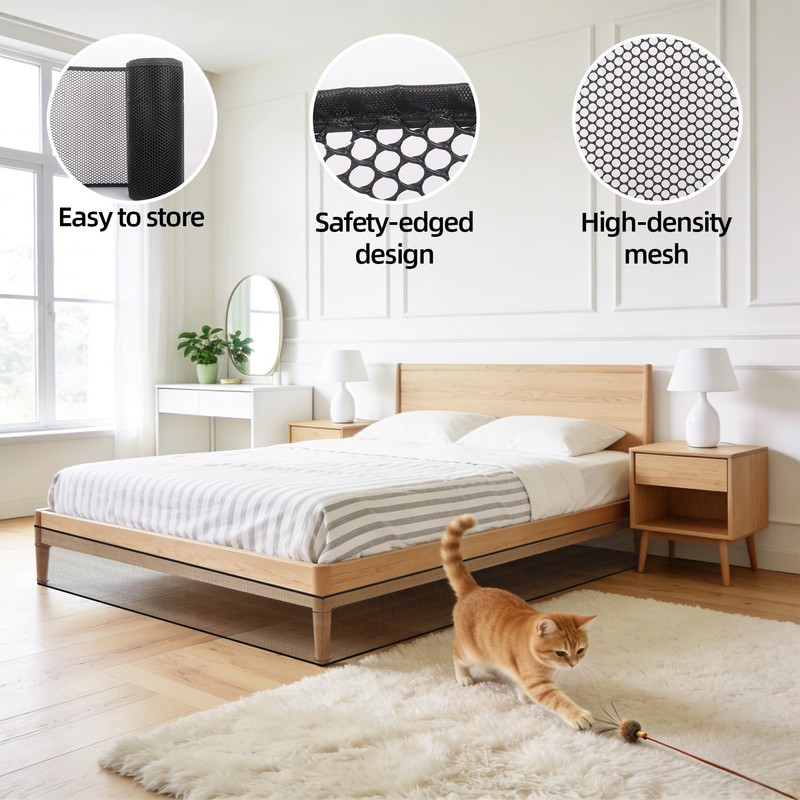 Dmnnlp Under Couch & Bed Blocker, 394"x16" Cutable Under Furniture