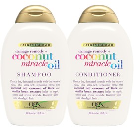 OGX Coconut Miracle Oil Set, Shampoo & Conditioner, 13 Ounces