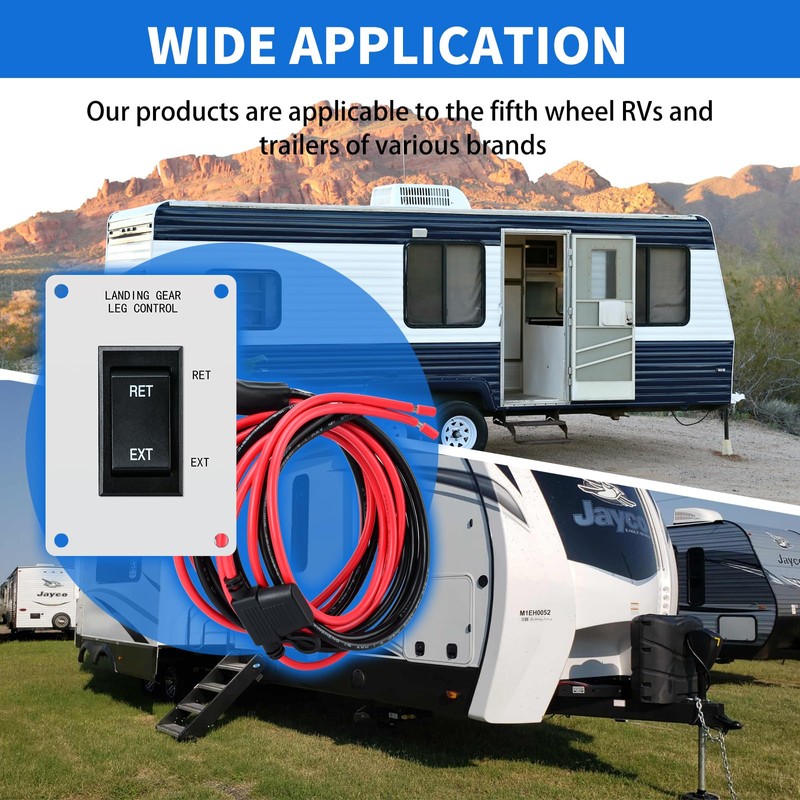 Landing Gear Replacement Switch, Briidea Landing Gear Switch with Black