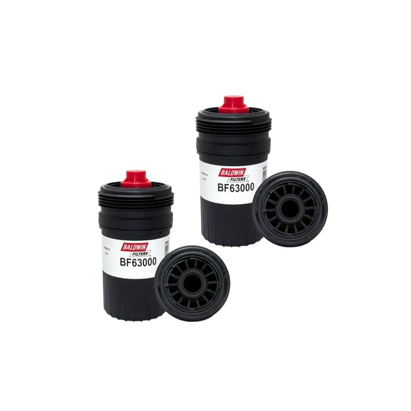 BF63000 Spin-On Fuel Filter fits Cummins/PACCAR Engines (2Pack)