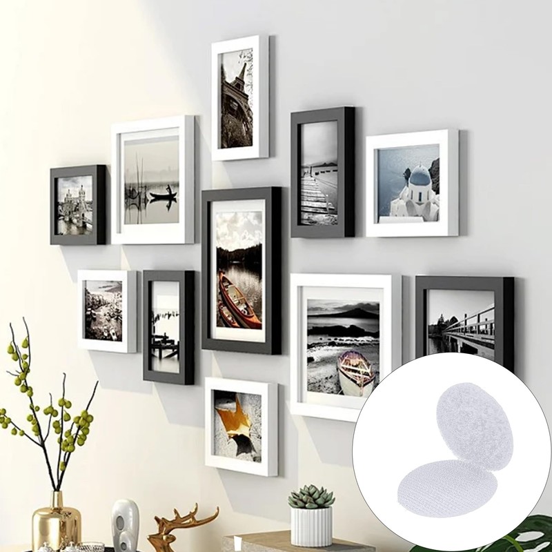 Septe Round Hook and Loop Dots Round Sticky Adhesive Dots