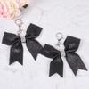 Nwvuop 10Pcs Cheer Bow Keychain Glitter Cheerleader Keyrings for Teen
