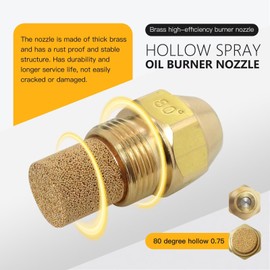 Replacement for DELAVAN .75 80 A Hollow Oil Burner Nozzle 7580A .75-80A 00075-80A1 - by Xspeedonline