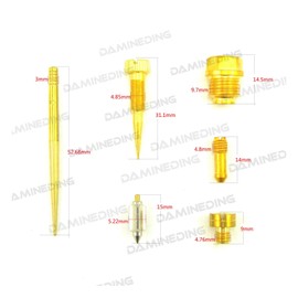 3 X Carburetor Carb Rebuild Repair Kit & Floats 78-79 XS750 XS 750