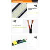 QUJILINE 30W 37 inch CNC Machine Light Waterproof Tube Lights