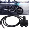 Motorcycle Handlebar Switch, 7/8" 22mm 12V 16A CNC Aluminum Alloy