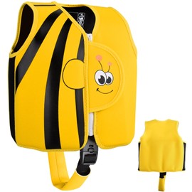 Fuqiduo Children's Life Jacket Neoprene & EPE with Adjustable Crotch Strap for Girls / Boys Water Sports