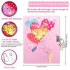 GINMLYDA Girls Diary with Lock for Kids, Pink Diaries 7.1x5.3