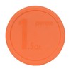 Pyrex 323-PC 1.5qt Round Orange Storage Lid for Glass Bowl