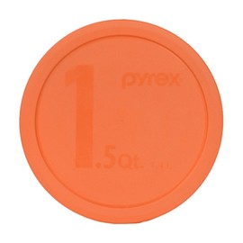 Pyrex 323-PC 1.5qt Round Orange Storage Lid for Glass Bowl