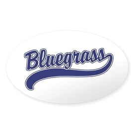 CafePress Bluegrass Oval Sticker Oval Car Bumper Sticker