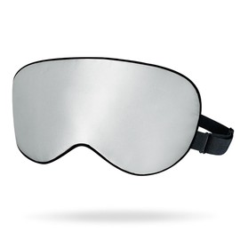 OLESILK Silk Sleep Mask 2 Pack, 102% Mulberry Silk Eye Mask for Sleeping for Women& Men, with Adjustable Strap, Silvergrey