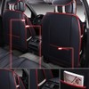 YINZINR Universal PU Leather 5-Seats Front + Rear SUV Car
