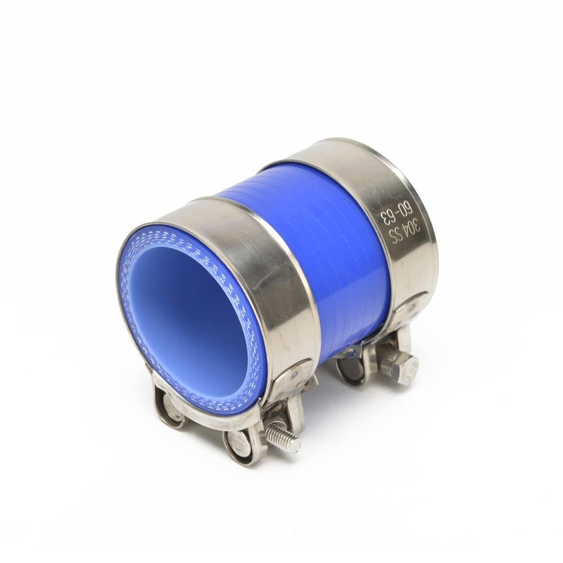 Tucool Racing Silicone 4-Ply Straight Coupler Silicone Hose with T-clamp