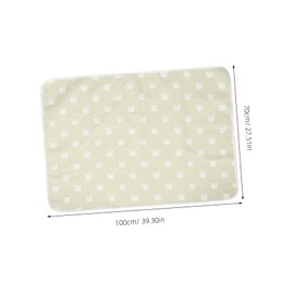 DECHOUS Washable Incontinence Pad Heavy Absorbency Bedwetting Protection for Adults Pets Soft Cotton Surface Generous