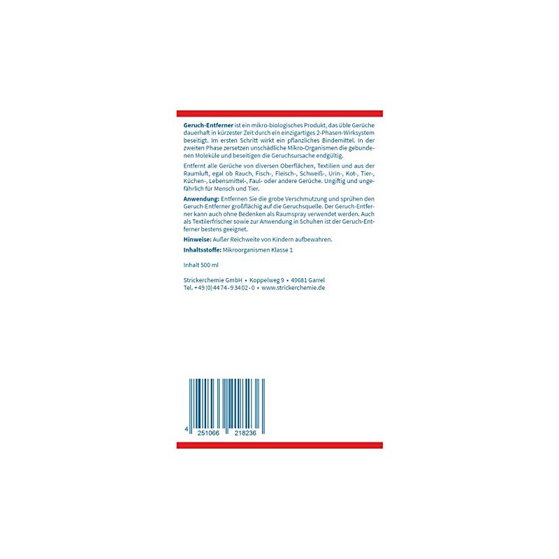 STRICKER Odour Remover