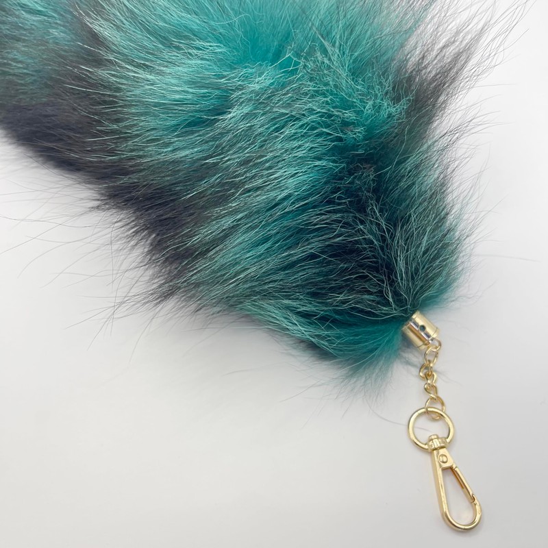 LAIDIC cat tail fox tail keychain furry tail backpack tassel