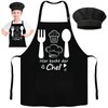 Children's Cooking Apron, Children's Apron with Chef's Hat, Children's Apron,