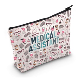 VAMSII Medical Assistant Gift Doctor Assistant Gift MA Medical Zipper Pouch Makeup Bag (Medical Assistant)